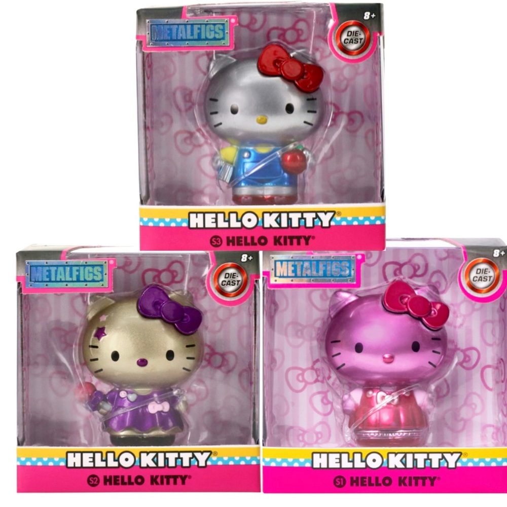 (1) Hello Kitty Collectible Metalfigs Figure Sanrio *3 variations* HK New in box